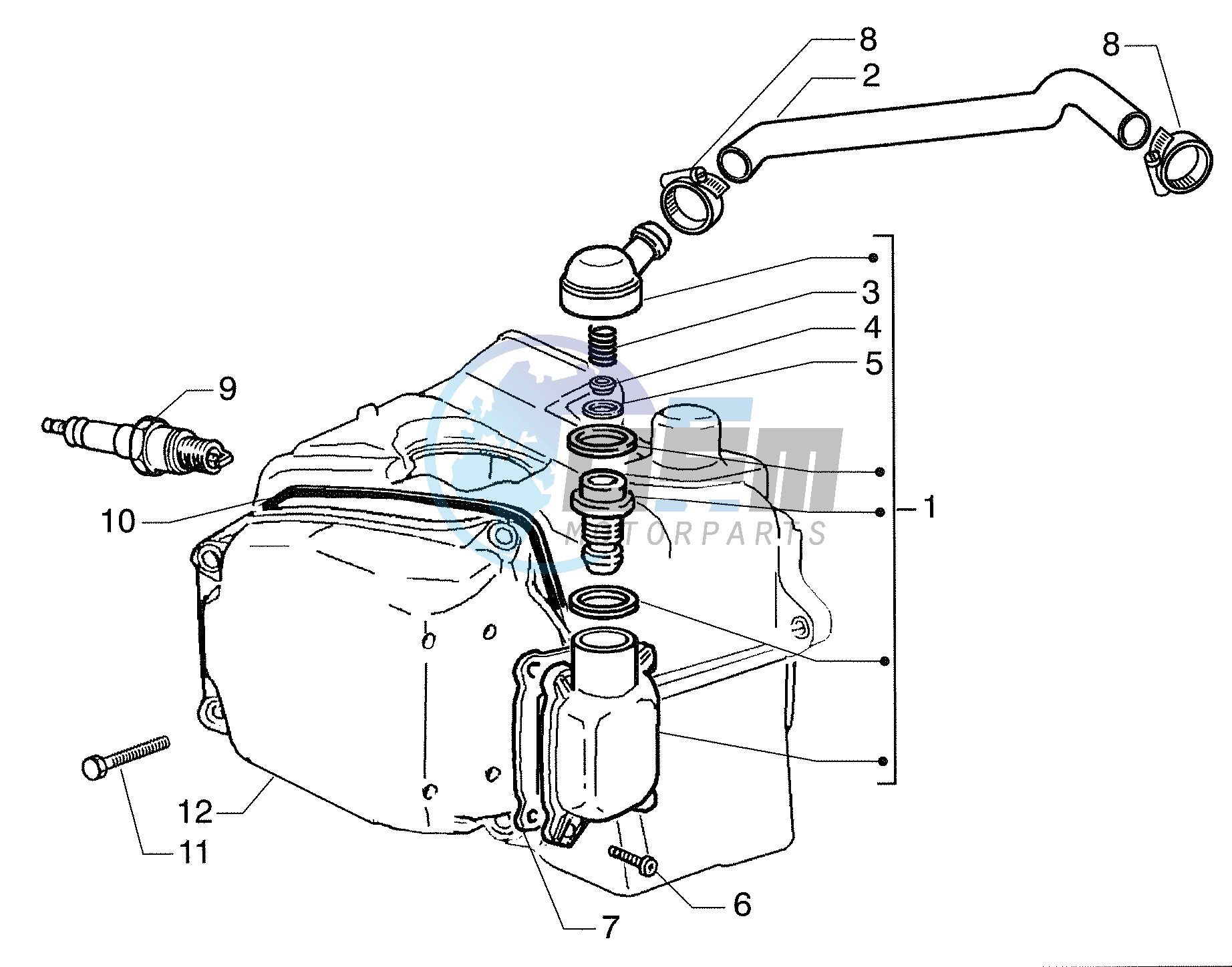 Oil breather valve