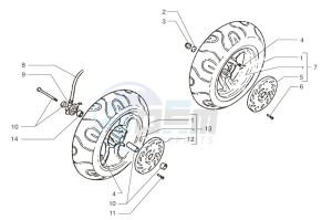 Ark LC Matt Black-Silver 50 drawing Front wheel-Rear wheel