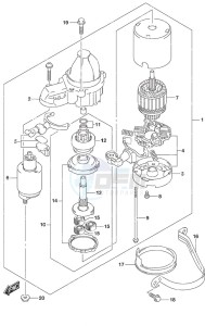 DF 9.9B drawing Starting Motor