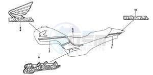 CB250 NIGHTHAWK drawing STRIPE/MARK (1)