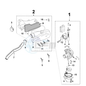 FIGHT 3 ICE BLADE drawing CARBURETTOR