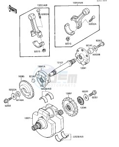 VN 1500 A [VULCAN 88] (A1-A5) [VULCAN 88] drawing CRANKSHAFT