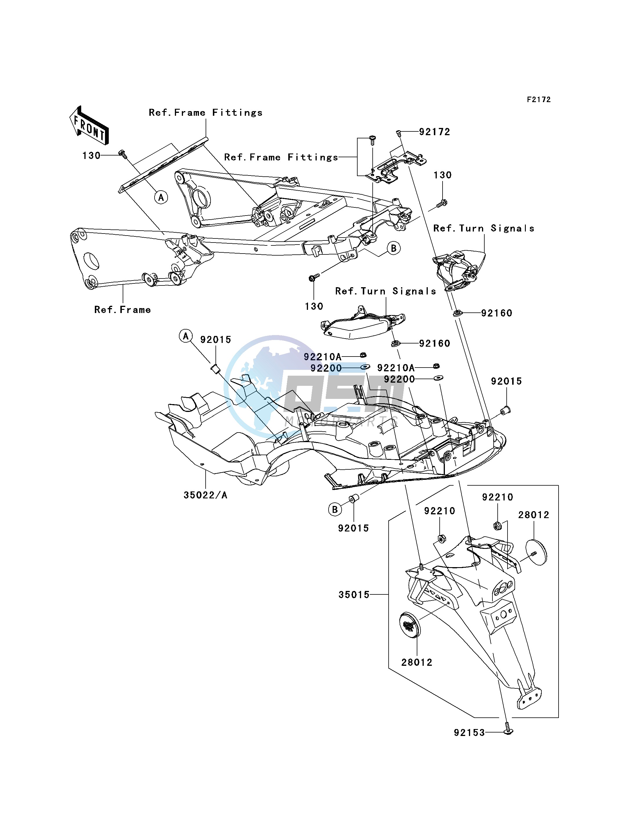 REAR FENDER-- S- -