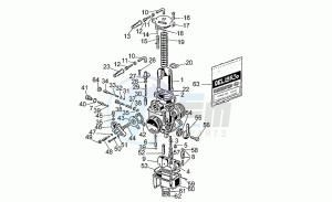 California 1100 drawing Carburettor