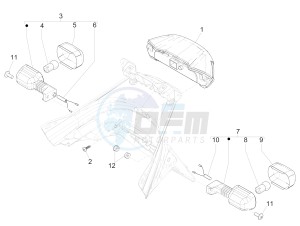 NRG POWER DD 50 drawing Rear headlamps - Turn signal lamps