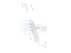 Liberty 50 4T PTT 2017 (B-NL) (B-NL) drawing Rear suspension - Shock absorber/s