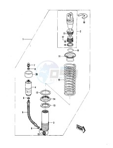 KX 250 A [KX250] (A6-A7) [KX250] drawing SHOCK ABSORBER -- KX250-A7- -