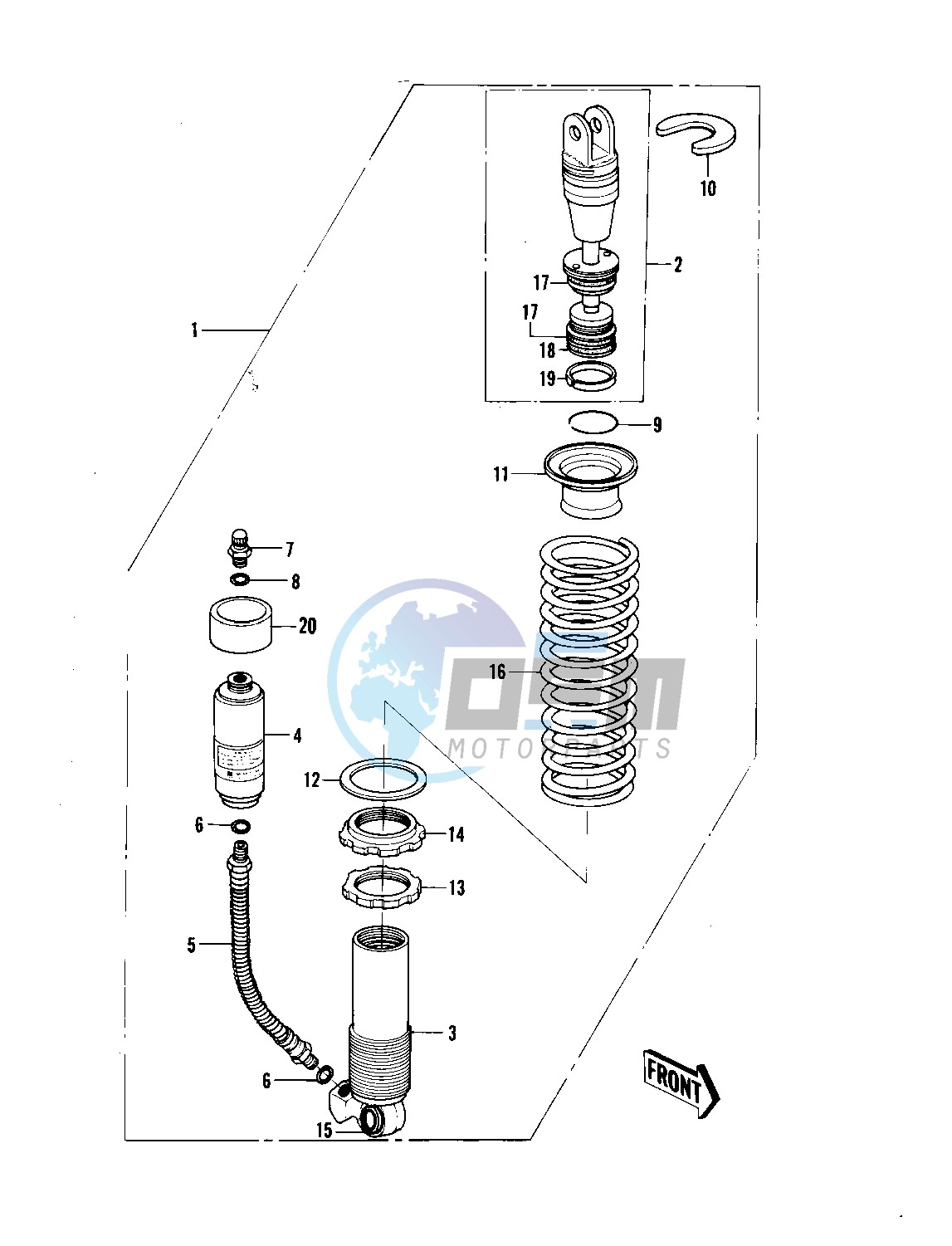 SHOCK ABSORBER -- KX250-A7- -