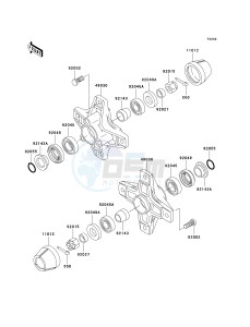 KEF 300 B [LAKOTA SPORT] (B1-B3) [LAKOTA 300 SPORT] drawing FRONT HUB