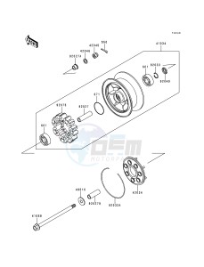 VN 1500 E [VULCAN 1500 CLASSIC] (E1) [VULCAN 1500 CLASSIC] drawing REAR WHEEL_CHAIN