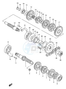 GN250 (E2) drawing TRANSMISSION