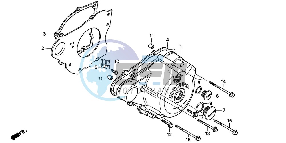 LEFT CRANKCASE COVER