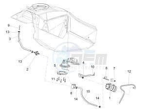 SX 125 E4 (APAC) drawing Fuel vapour recover system