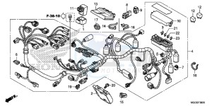 CB1100AE CB1100 ABS UK - (E) drawing WIRE HARNESS