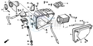 CMX250C REBEL drawing AIR CLEANER