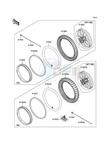 KX65 KX65ABF EU drawing Tires