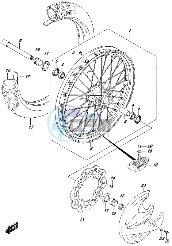 FRONT WHEEL