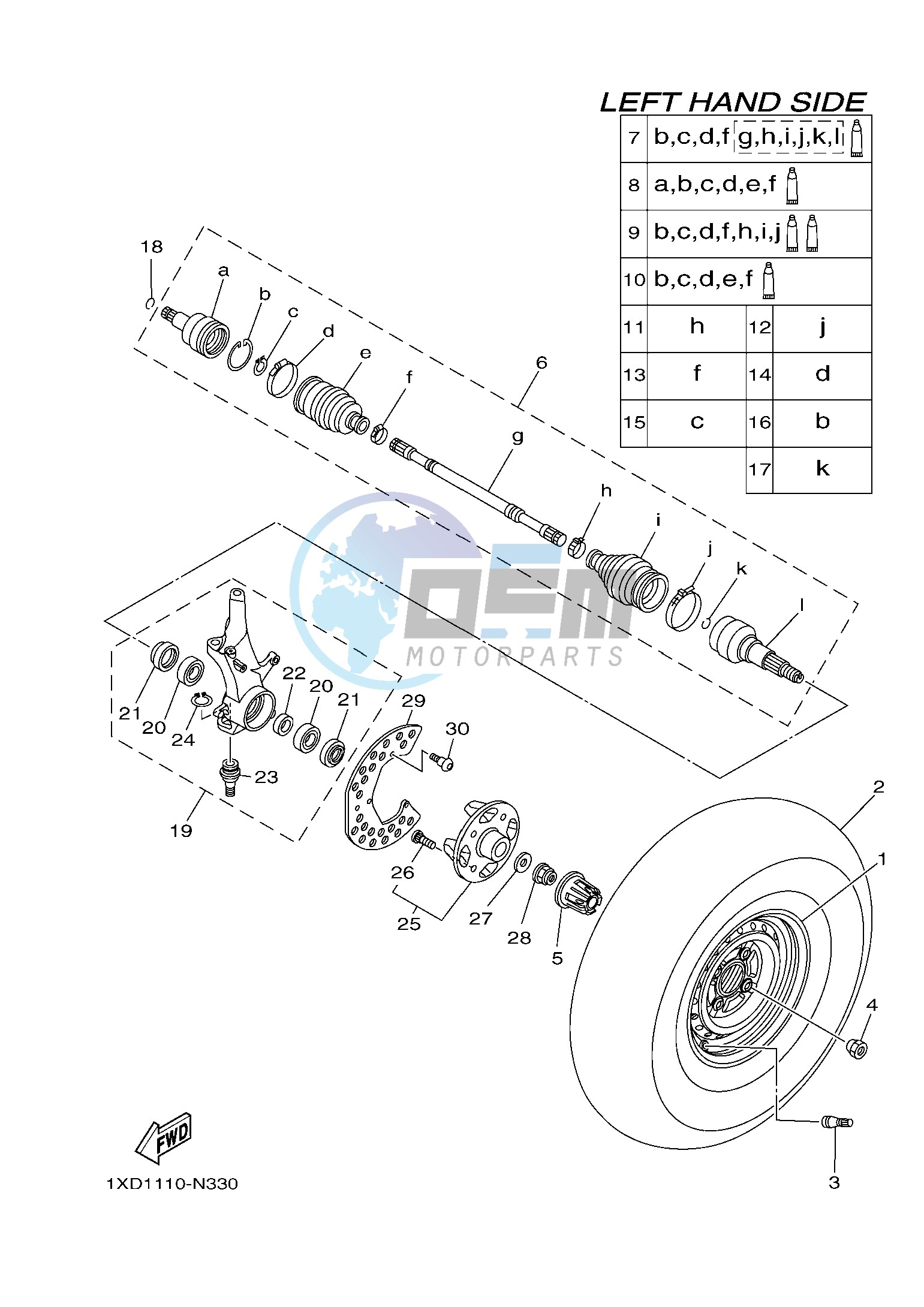 FRONT WHEEL