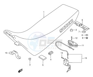 DR800S (E4) drawing SEAT