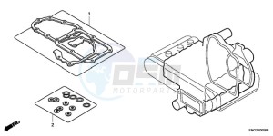 GL18009 Korea - (KO / AB) drawing GASKET KIT B