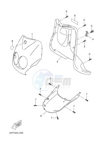 YN50 NEO'S (2APH 2APH 2APH) drawing LEG SHIELD