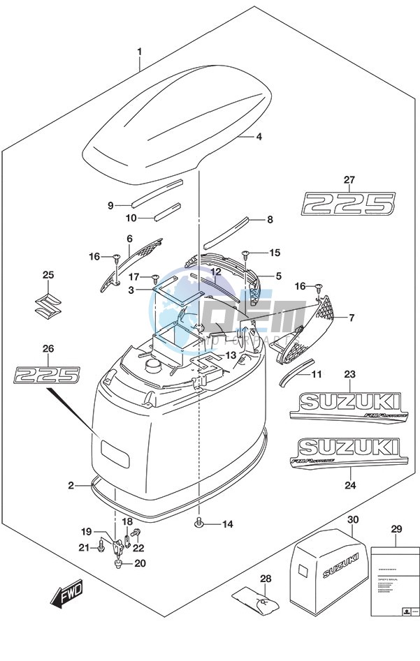 Engine Cover (Black)