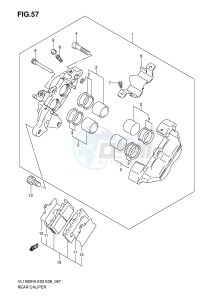 VL1500 (E3-E28) drawing REAR CALIPER