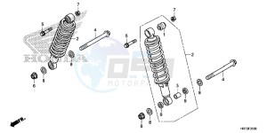 TRX420FA6G TRX420 Europe Direct - (ED) drawing REAR CUSHION