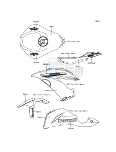 NINJA_ZX-6R_ABS ZX636FEF FR GB XX (EU ME A(FRICA) drawing Decals(Green)