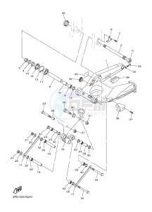 FJR1300AE FJR1300-AE FJR1300-AE (B96B B9A1) drawing REAR ARM