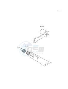 KX 500 E [KX500] (E9) [KX500] drawing OWNERS TOOLS