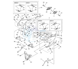 XJ6-F DIVERSION 600 drawing SIDE COVER 2