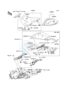 Z750_ABS ZR750M8F GB XX (EU ME A(FRICA) drawing Seat