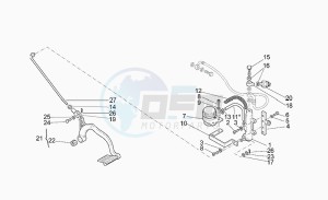 California 1100 Jackal Jackal drawing Rear master cylinder