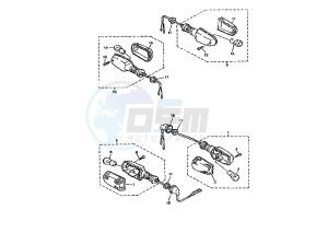 XJR 1300 drawing FLASHER LIGHT