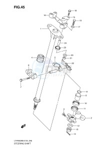 LT-R450 (E19) drawing STEERING SHAFT