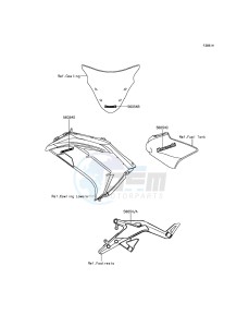 ER-6F EX650EFF XX (EU ME A(FRICA) drawing Decals(Black)