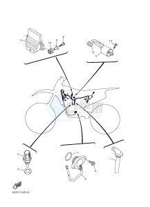 YZ250FX (B292 B293 B294 B294 B295) drawing ELECTRICAL 1