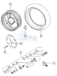 YOUNGST-R_25-45kmh_K8-L0 50 K8-L0 drawing Front wheel