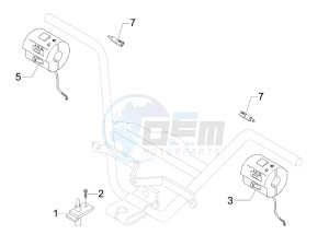 Nexus 500 SP e3 drawing Selectors - Switches - Buttons