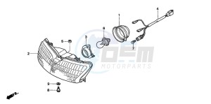 SFX50S drawing HEADLIGHT (1)