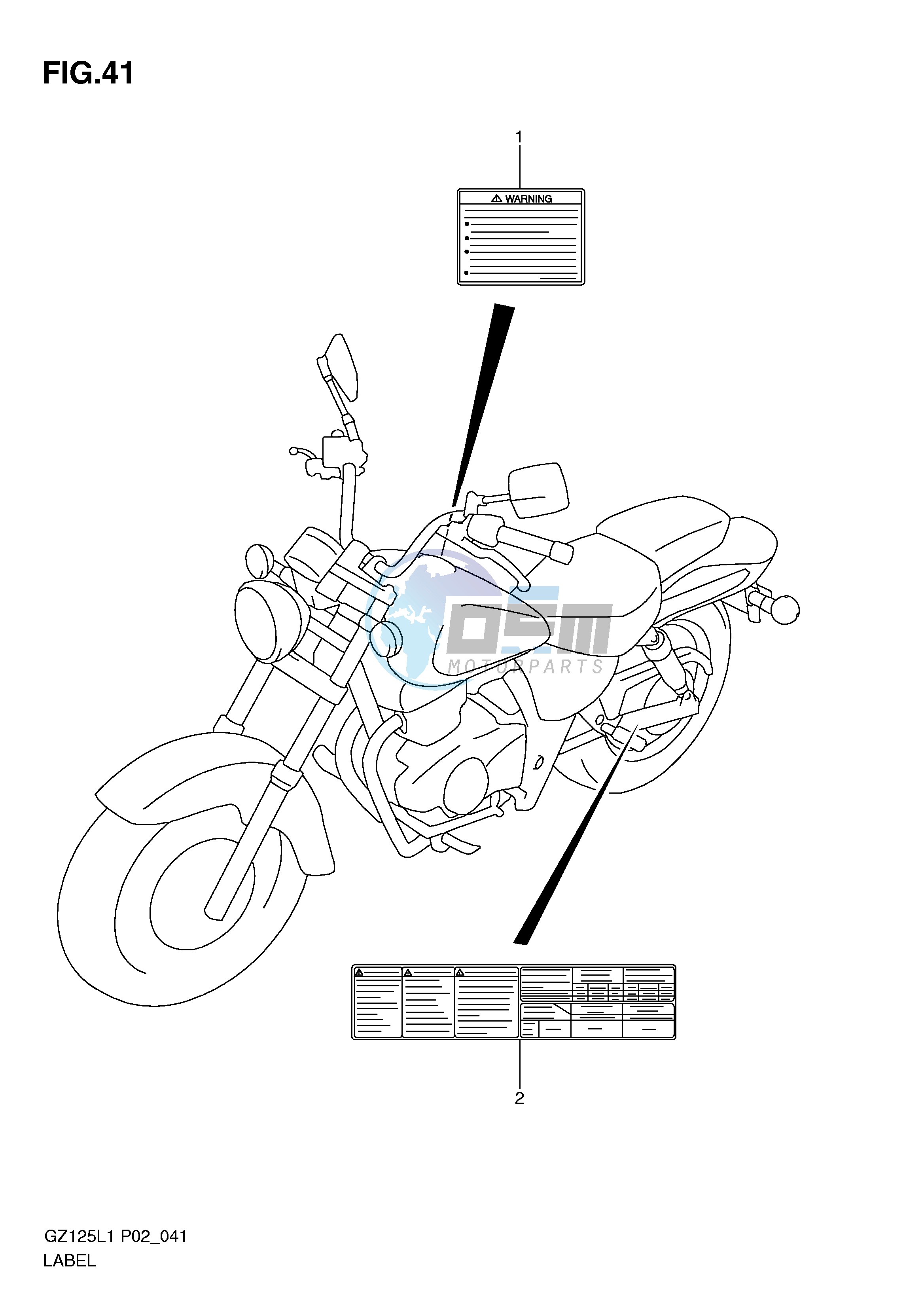 LABEL  (MODEL P19)