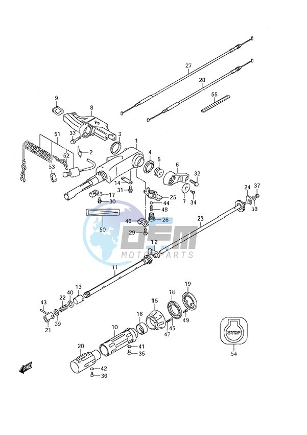 Tiller Handle