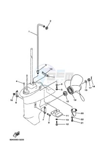 F15AMHL drawing PROPELLER-HOUSING-AND-TRANSMISSION-2