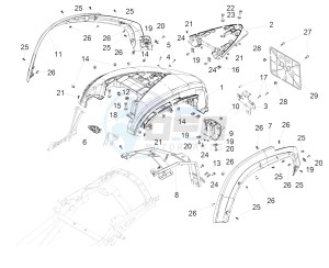 MGX 21 FLYING FORTRESS 1380 USA drawing Rear mudguard