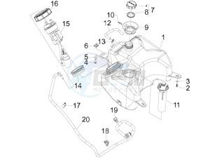 Carnaby 250 4t ie e3 drawing Fuel Tank