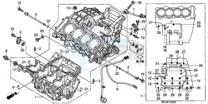 CBR600RR9 U / MME drawing CRANKCASE