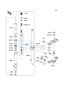 KX65 KX65-A6 EU drawing Front Fork