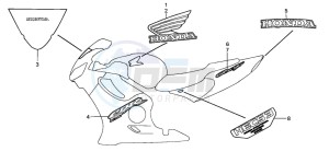 CBR600FR drawing STRIPE (5)