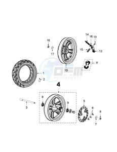 FIGHT 3 AN 4T drawing WHEELS